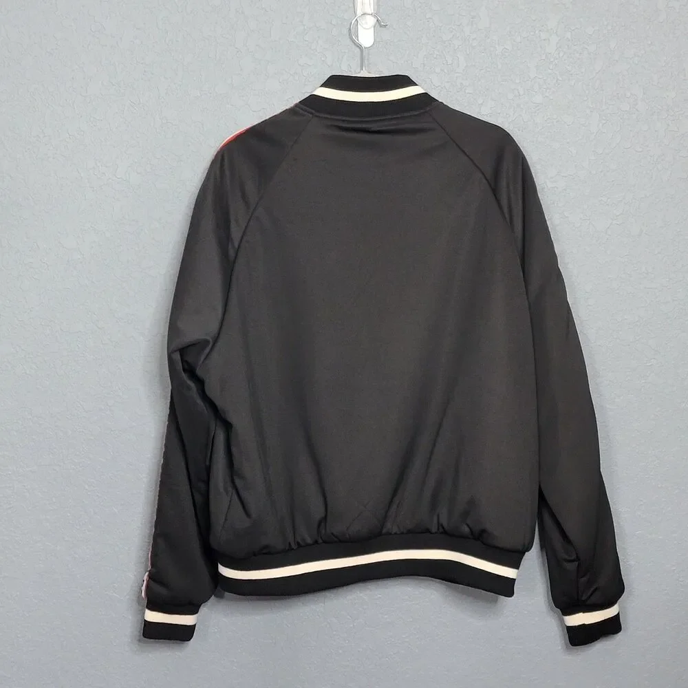 Homme + Femme LA Unisex 2XL Jacket Black Track Bomber Men Street Wear Unisex